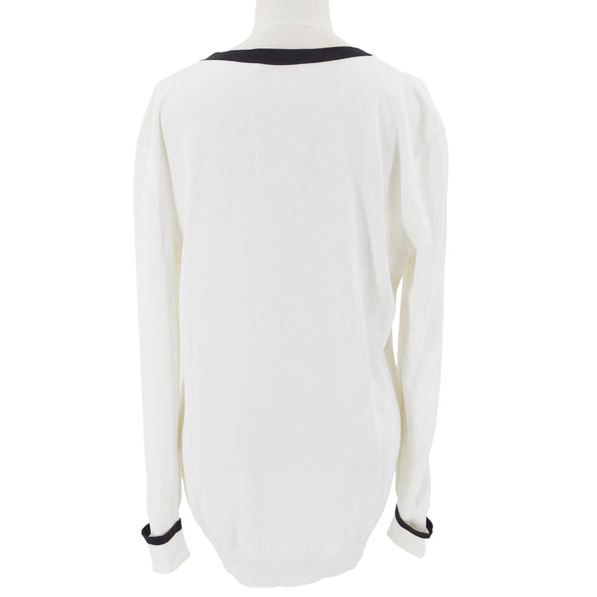 Luxury Chanel logo-buttons V-neck cardigan #44