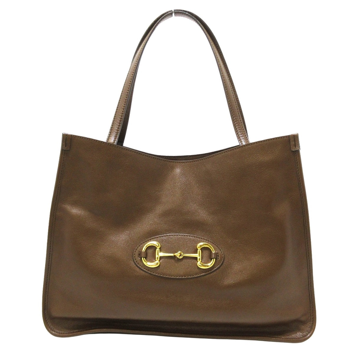 Luxury Gucci Trending 2025 Horsebit  Leather Tote Bag ()