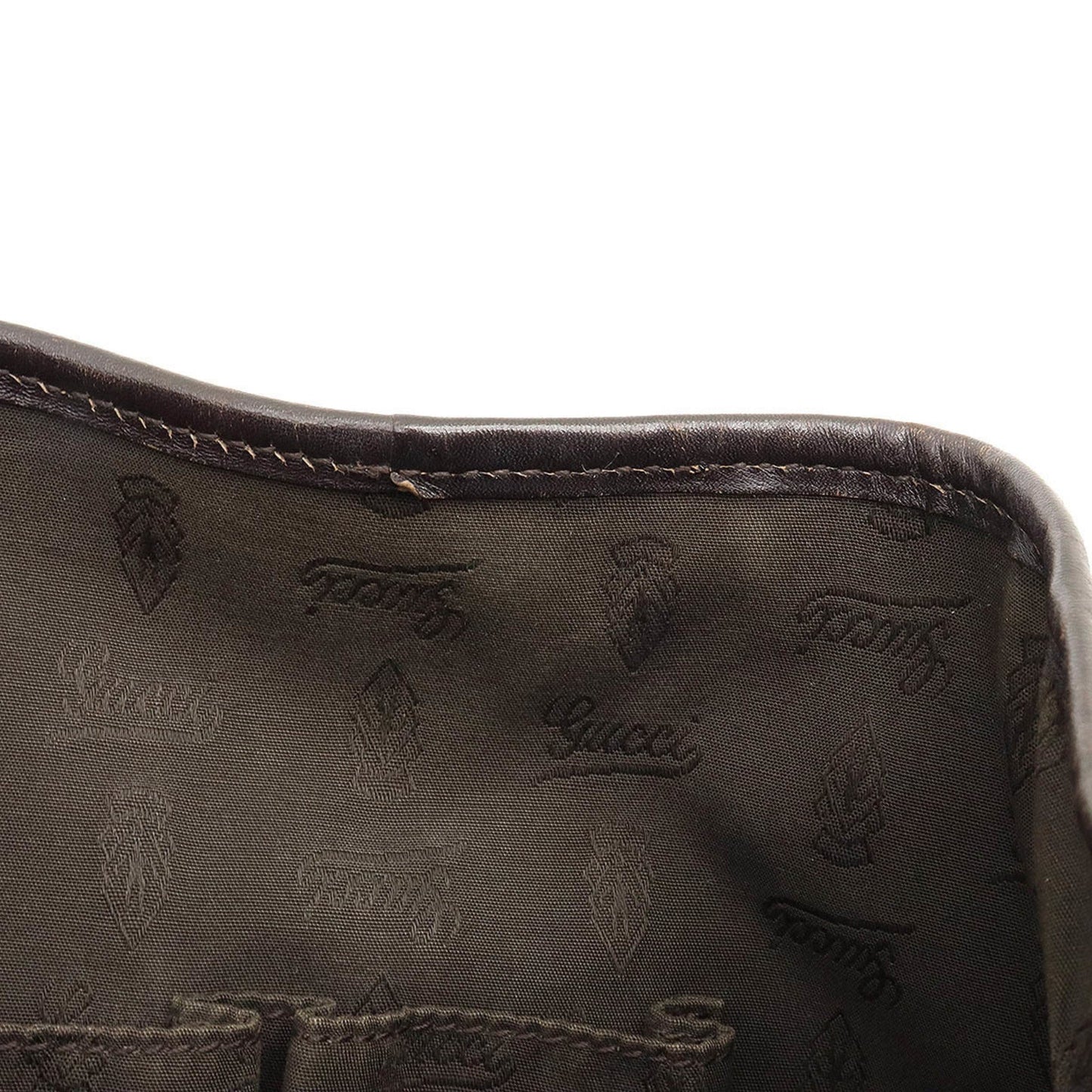 Gucci Gg Canvas  Leather Tote Bag ()