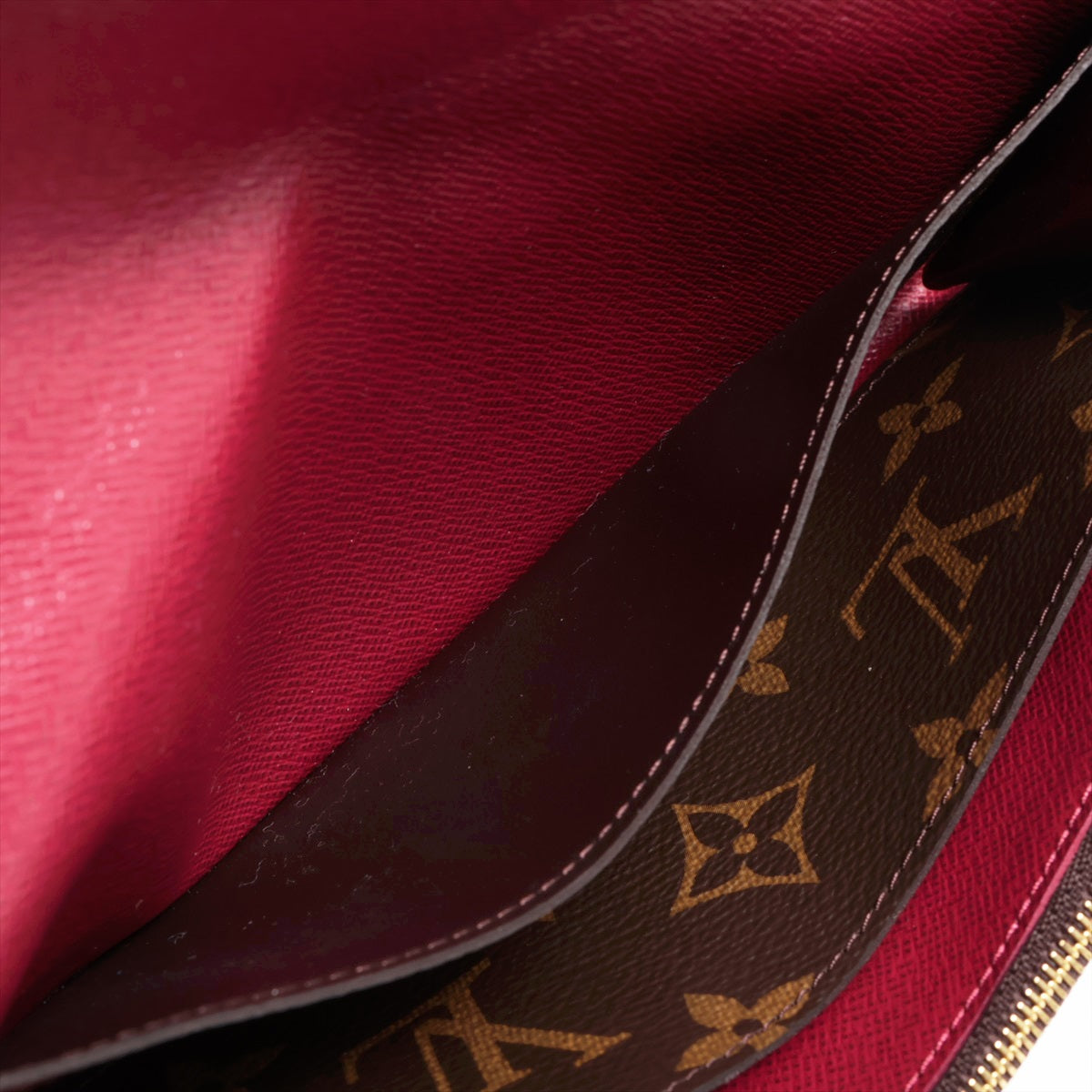 Louis Vuitton Monogram Portfolio Emily M60697 Fuchsha Pink Wallet