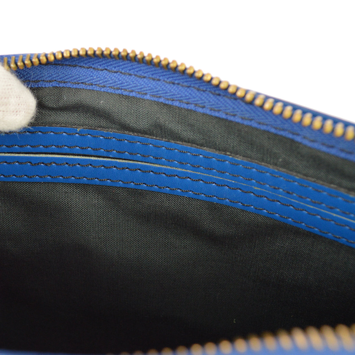 Louis Vuitton 1992 Blue Epi Speedy 25 Handbag M43015