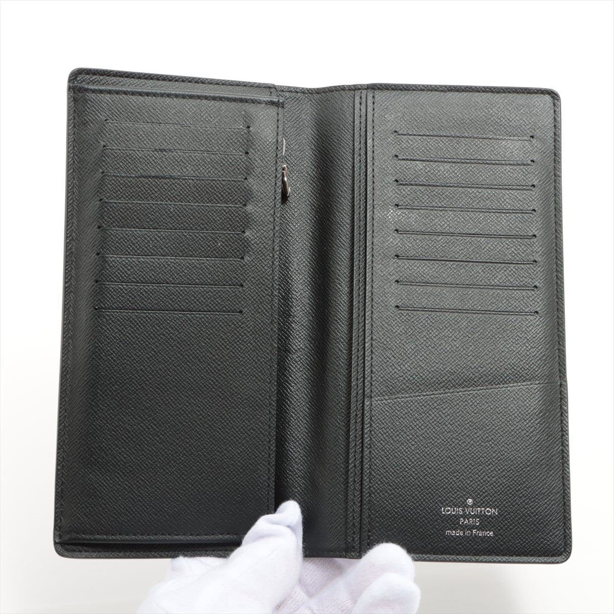 Louis Vuitton Taiga Portfolio Braza M30285 Noneir Wallet