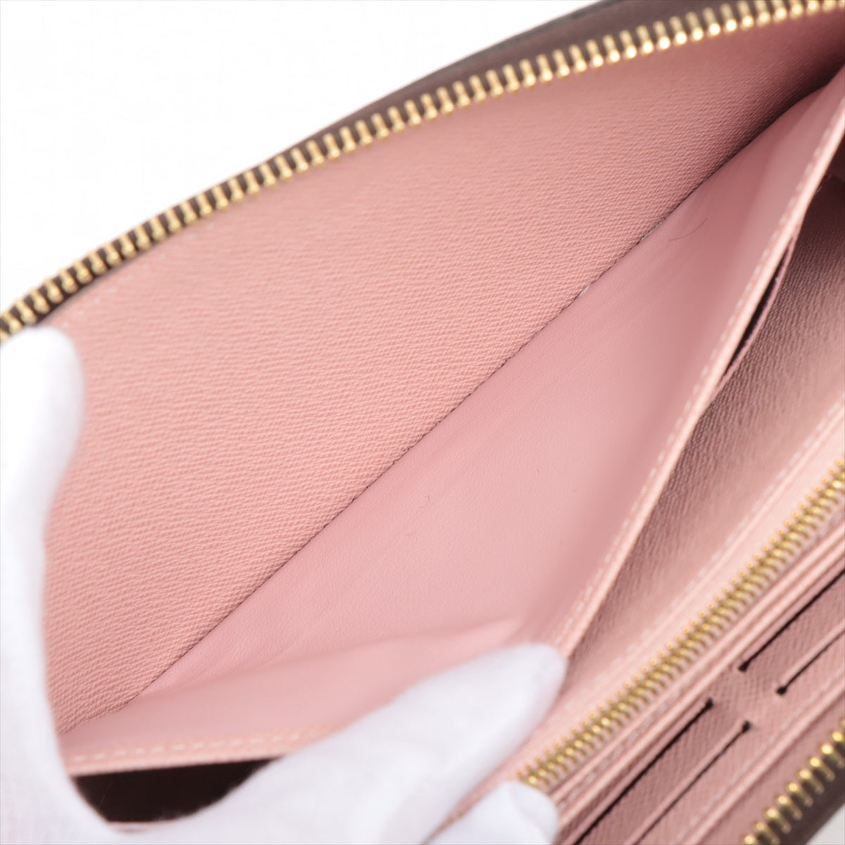 Louis Vuitton Monogram  Wallet M41894 Rose Valerie Round Zip Wallet