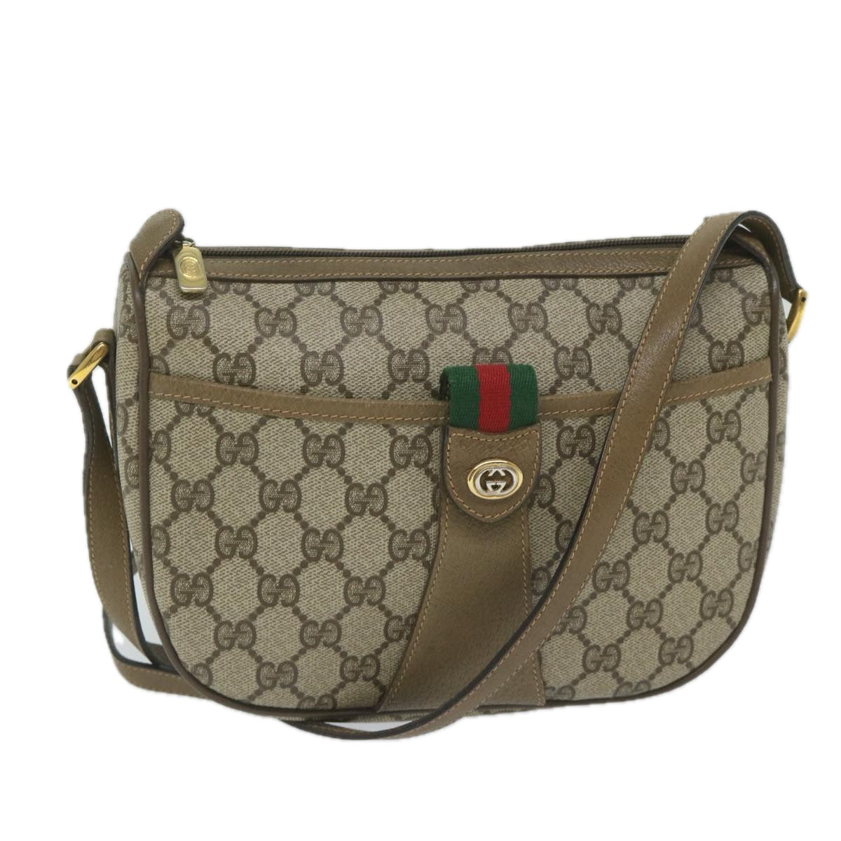 Luxury Gucci Trending 2025 Sherry  Canvas Shoulder Bag ()