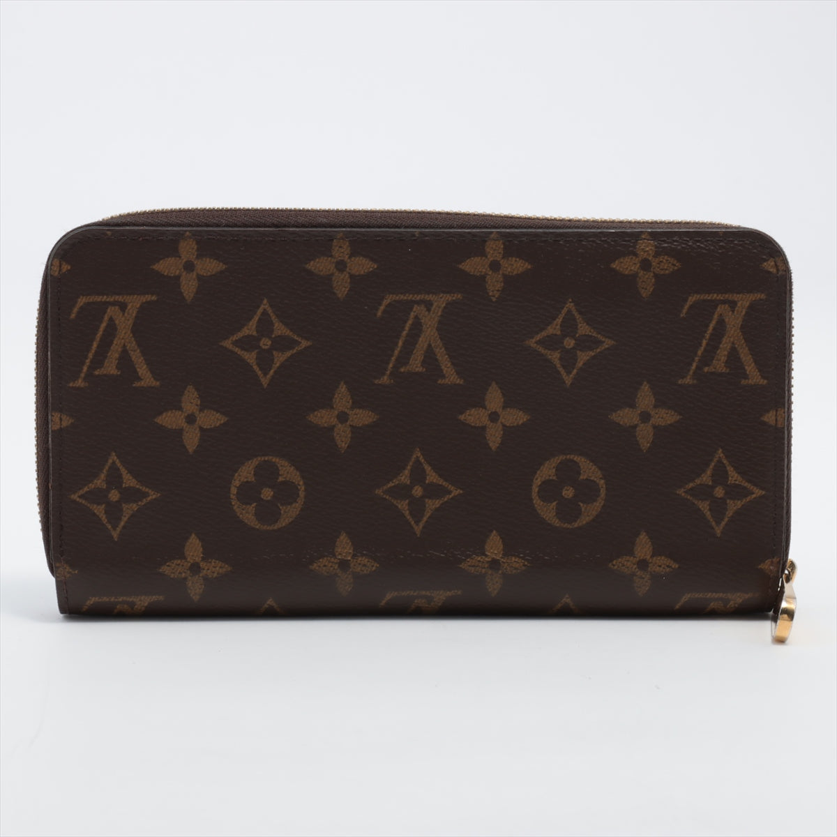 Louis Vuitton Monogram  Wallet M42616 Brown Round Zip Wallet