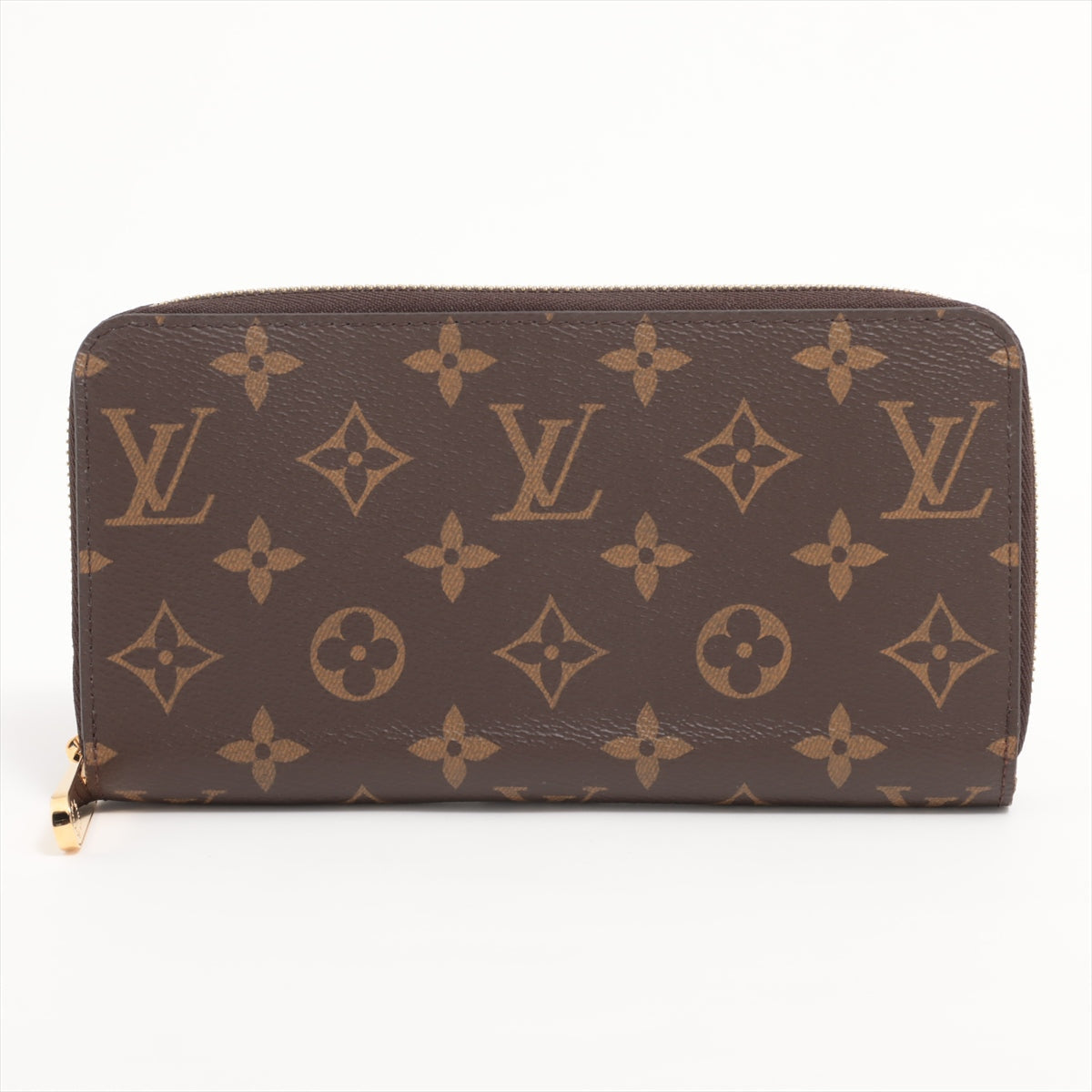 Louis Vuitton Monogram Zippyr Wallet M42616 Brown Round Zipper Wallet