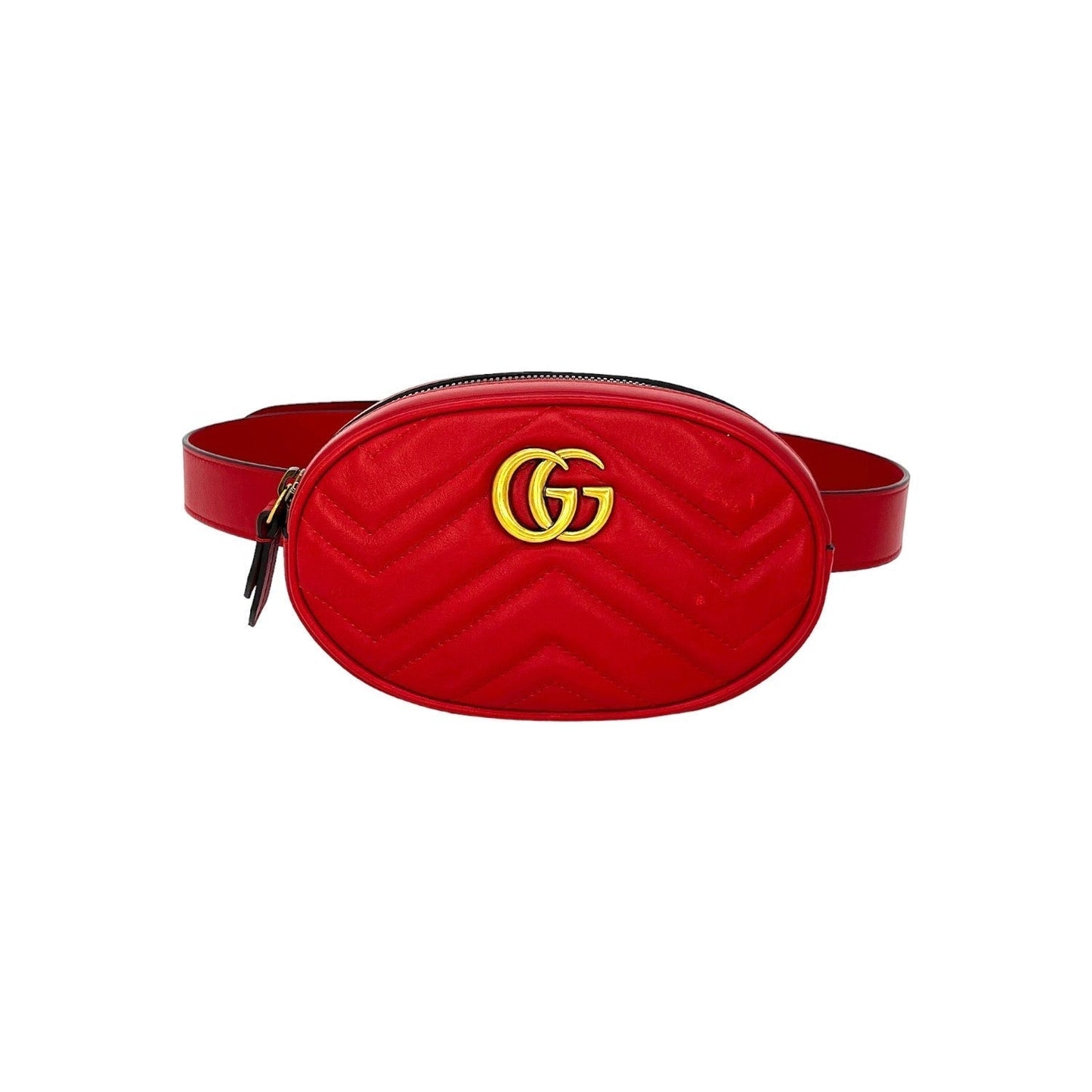 Luxury Gucci Marmont Matelasse Belt Bag