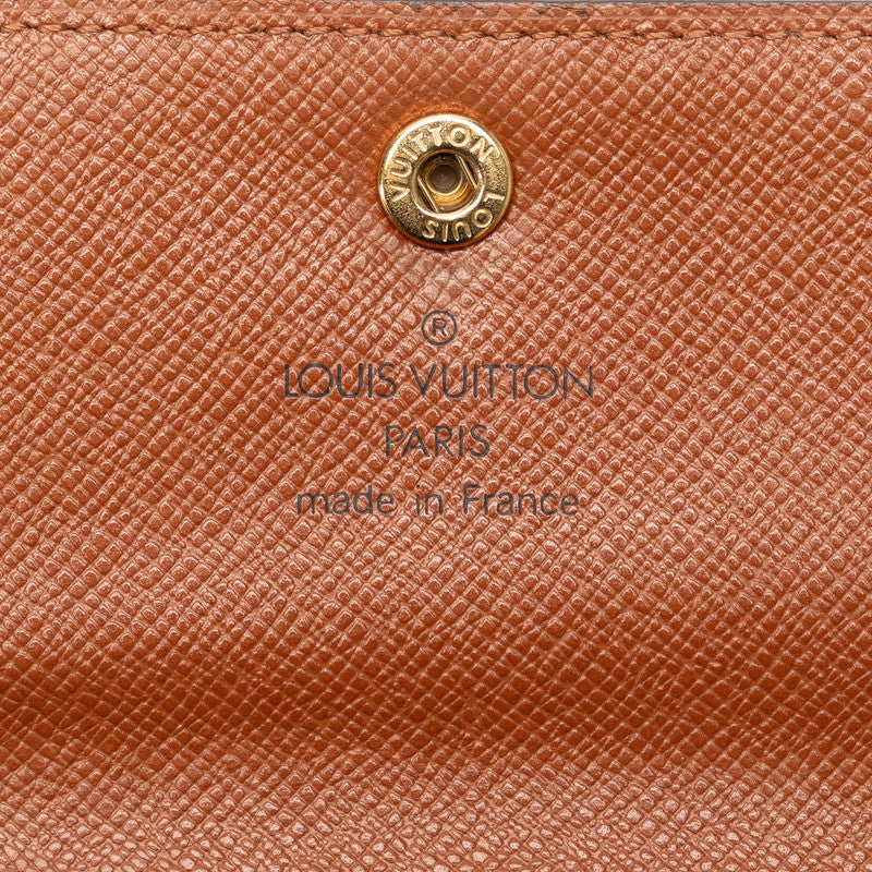 Louis Vuitton Monogram Porte Trezor Etui Papier Long Wallet M61202 Brown PVC Leather  Louis Vuitton  Trezor