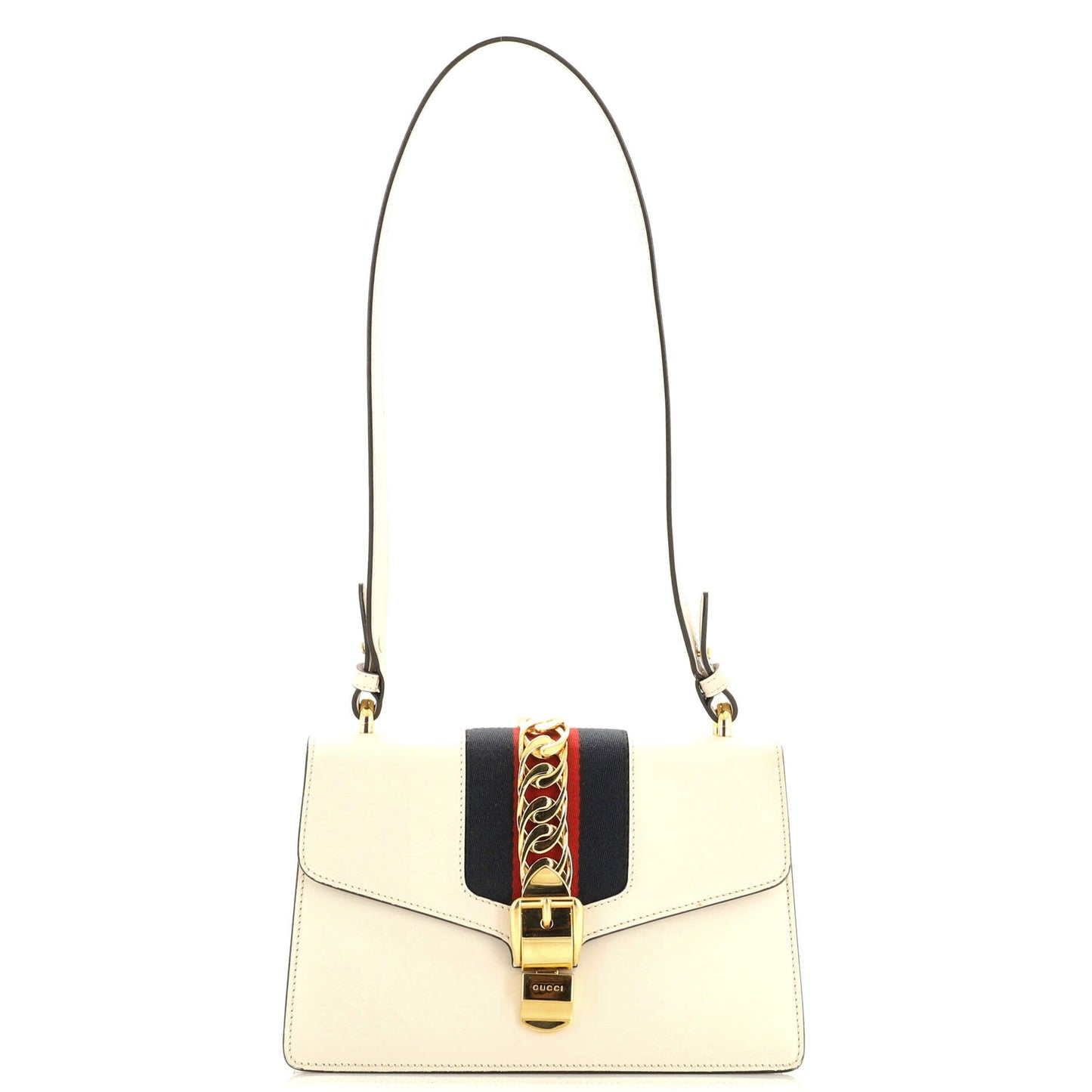 Luxury Gucci Trending 2025 Sylvie Shoulder Bag Leather Small