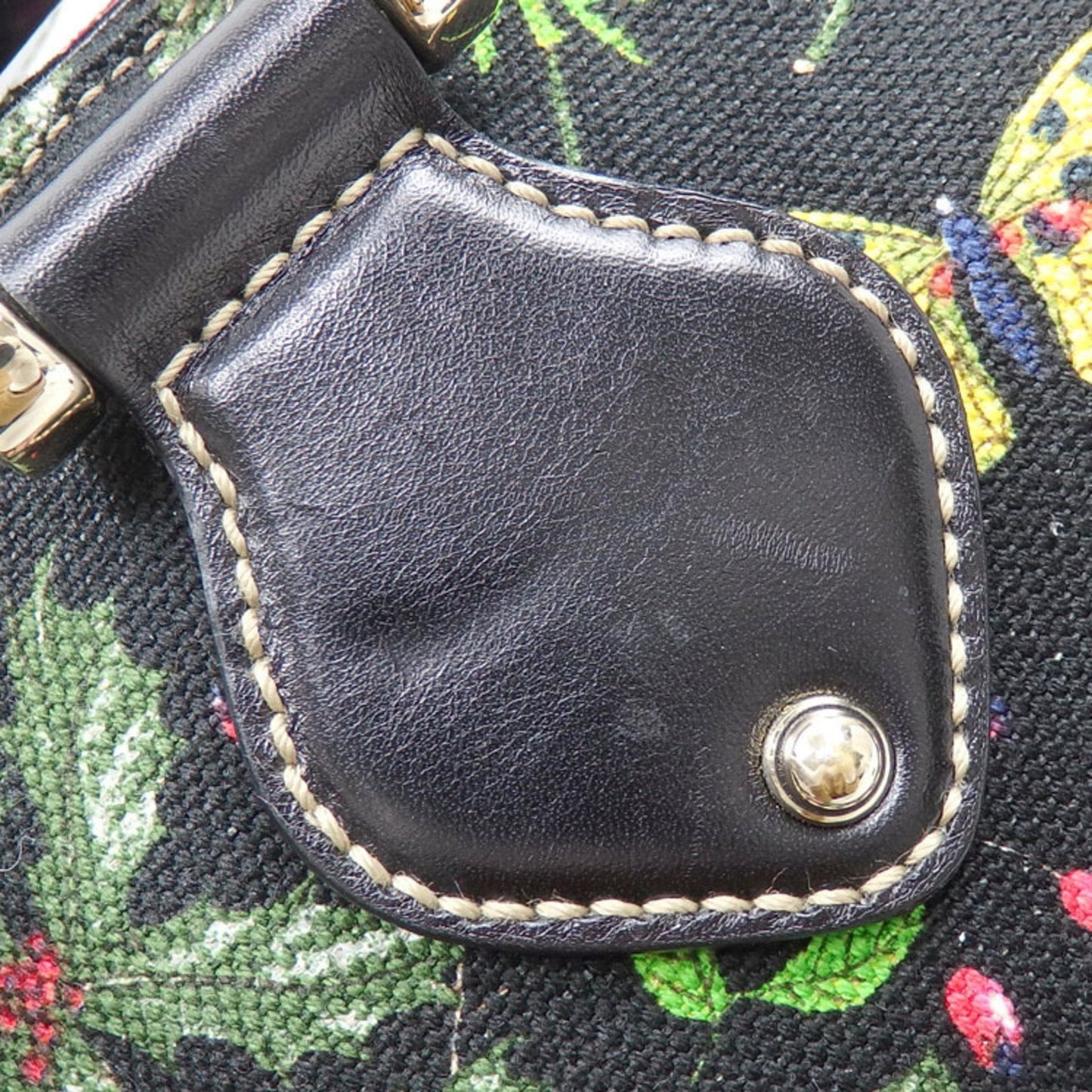 Gucci Floral  Canvas Tote Bag