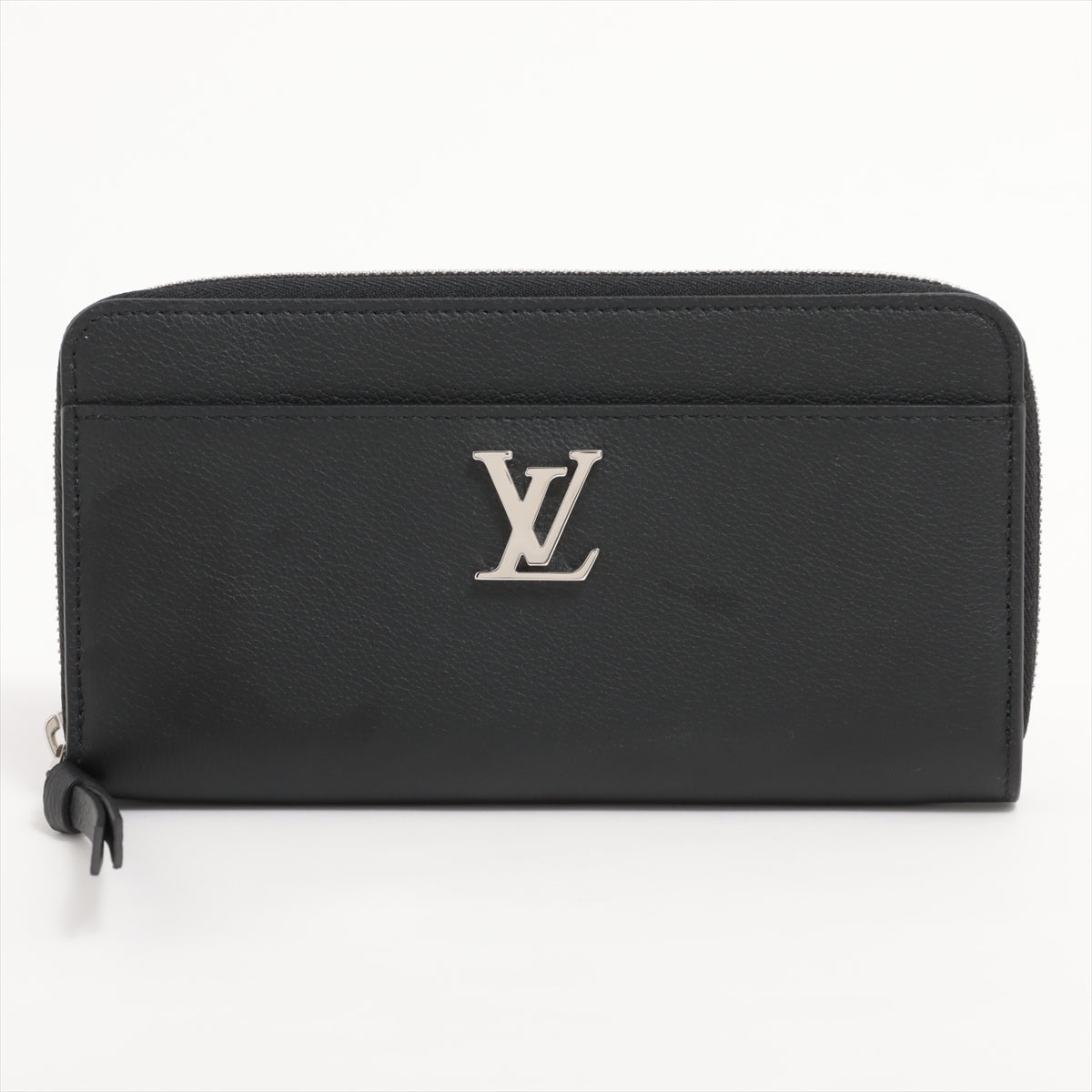 Louis Vuitton LV Logo Zippy Locky M62622 Noneir Round Zip Wallet