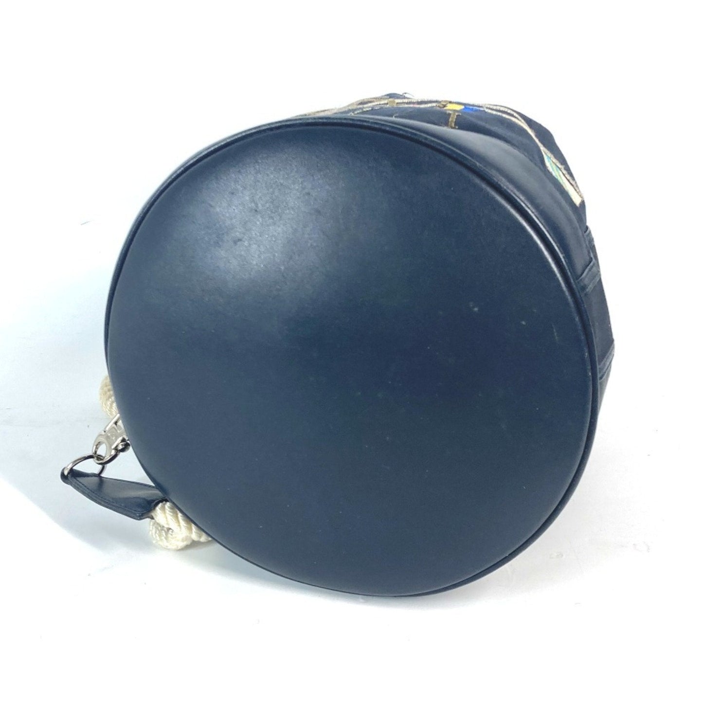 Gucci  Coated Canvas Leather Shoulder Bag