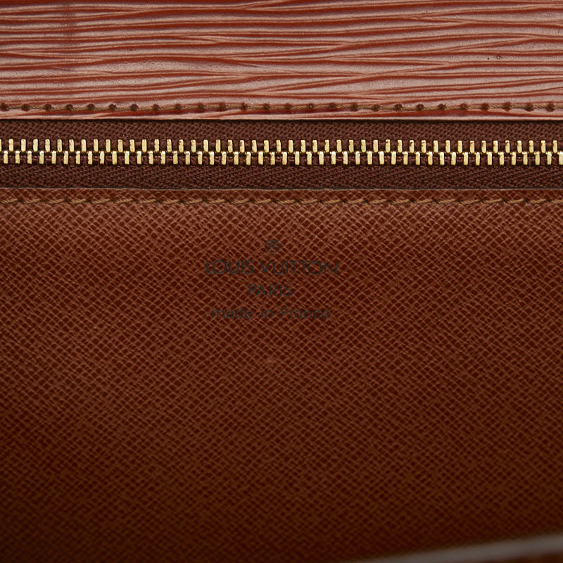 Louis Vuitton Epi Monsoon Shoulder Bag 2WAY M52123 Kenyan Brown PVC Leather  Louis Vuitton