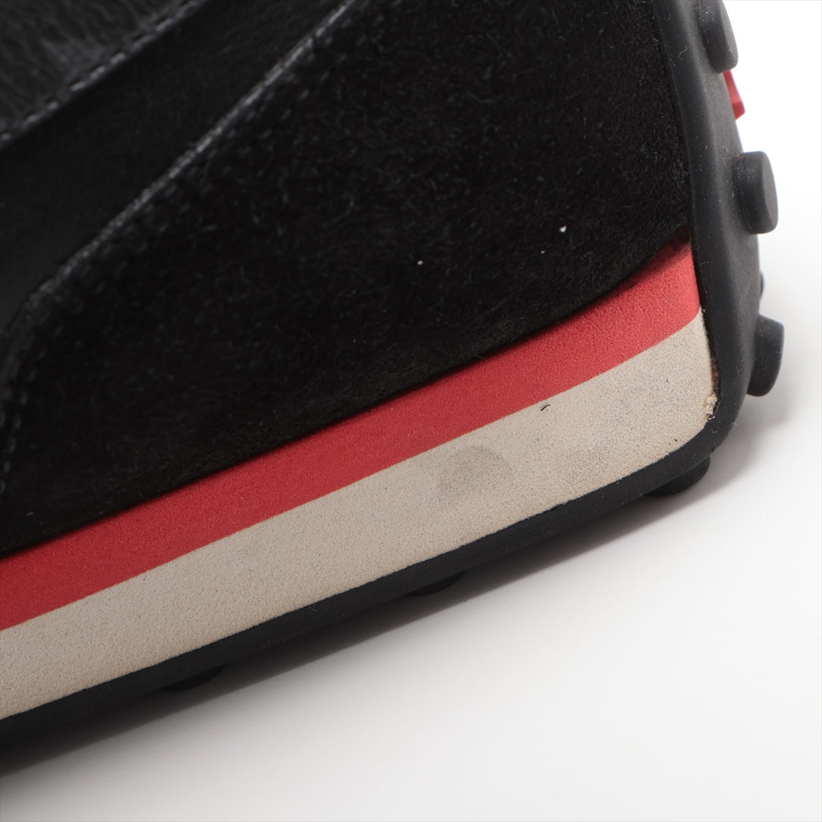 Louis Vuitton LV Racing Line 21 Year PVC  Leather Driving Shoes 7 1/2 Men Black ND0231 Monogram LV Logo