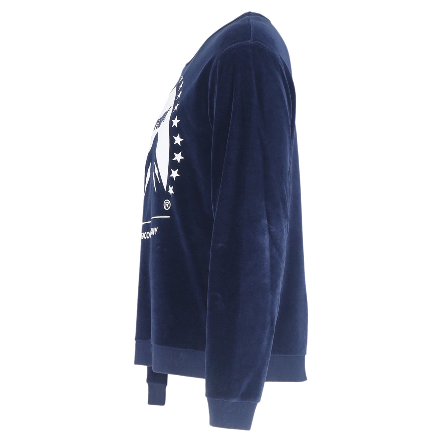 Gucci Paramount Crewneck Sweatshirt in Navy Blue Cotton