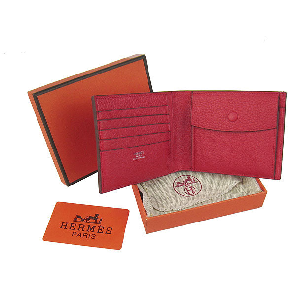 Luxury Hermes Wallet H014 Ladies Wallet Red