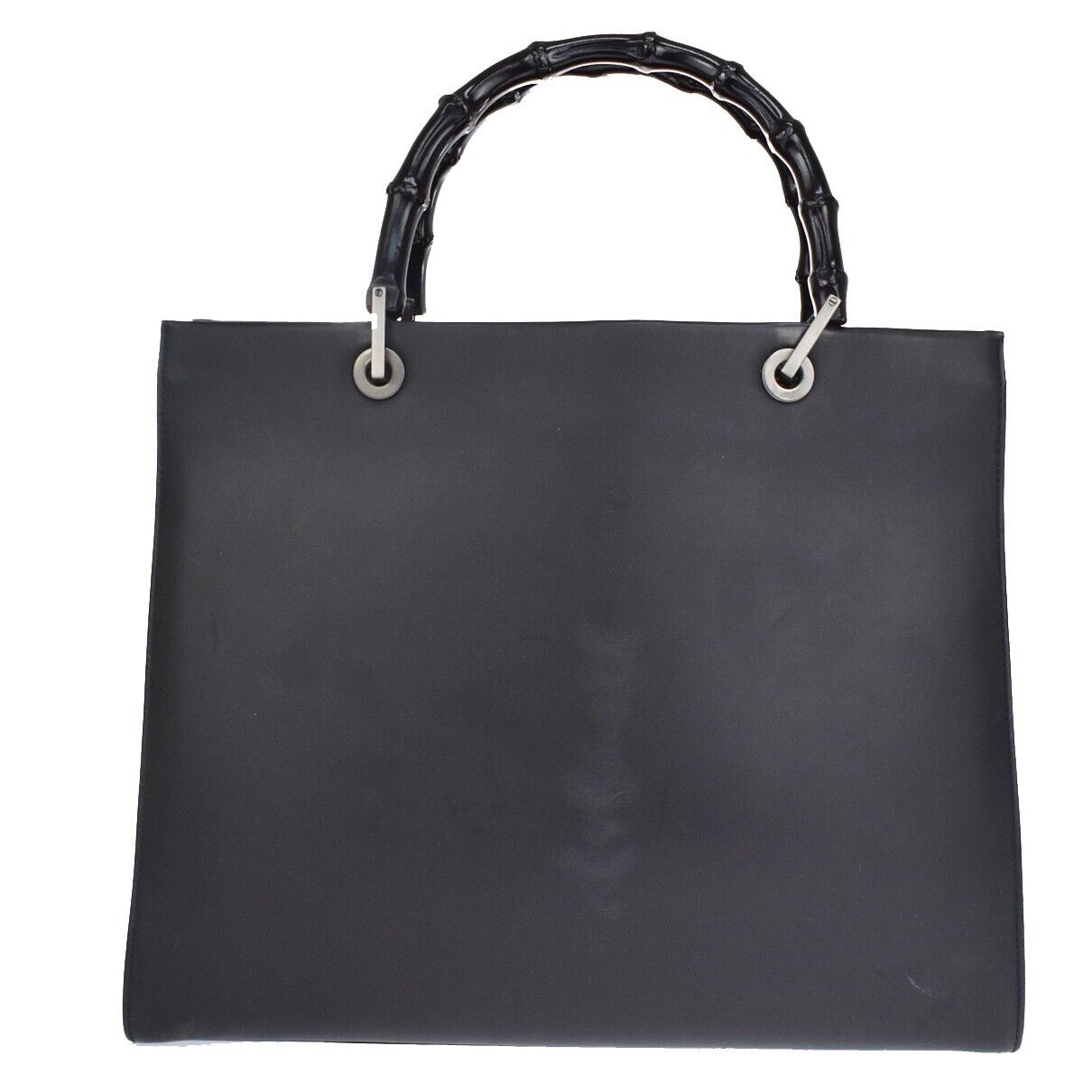 Gucci Bamboo  Leather Handbag ()