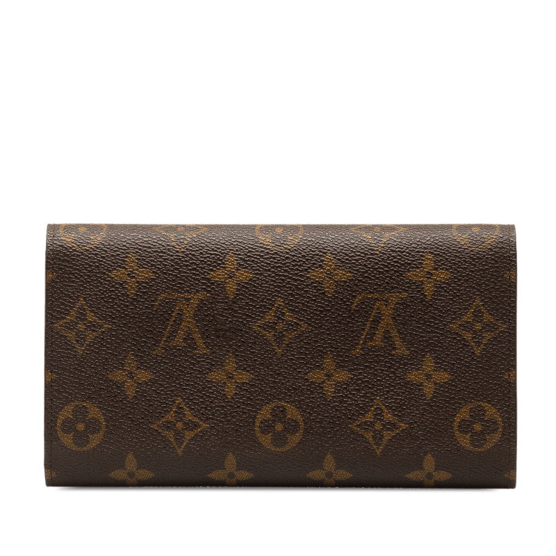 Louis Vuitton Monogram Porte Trezor International Long Wallet M61215 Brown PVC Leather  Louis Vuitton