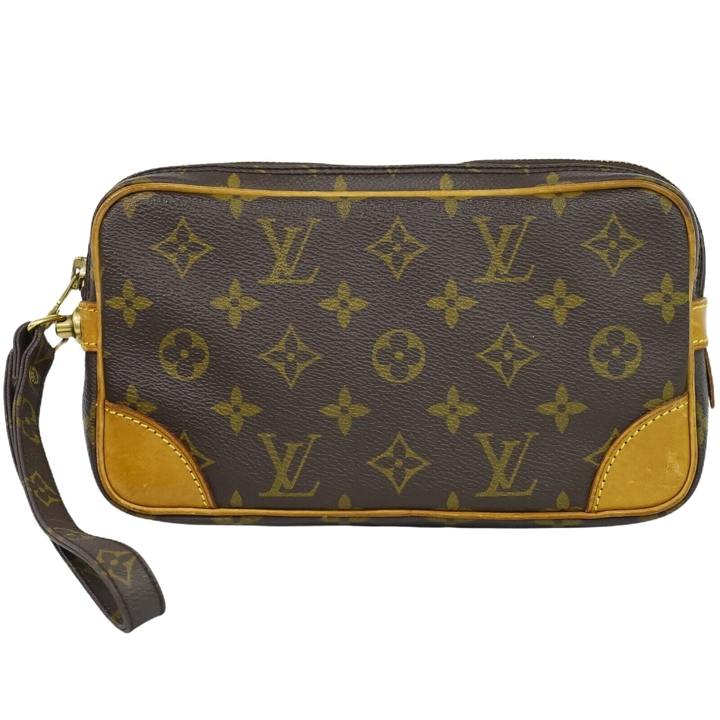 Louis Vuitton Marly Dragonne  Canvas Clutch Bag ()