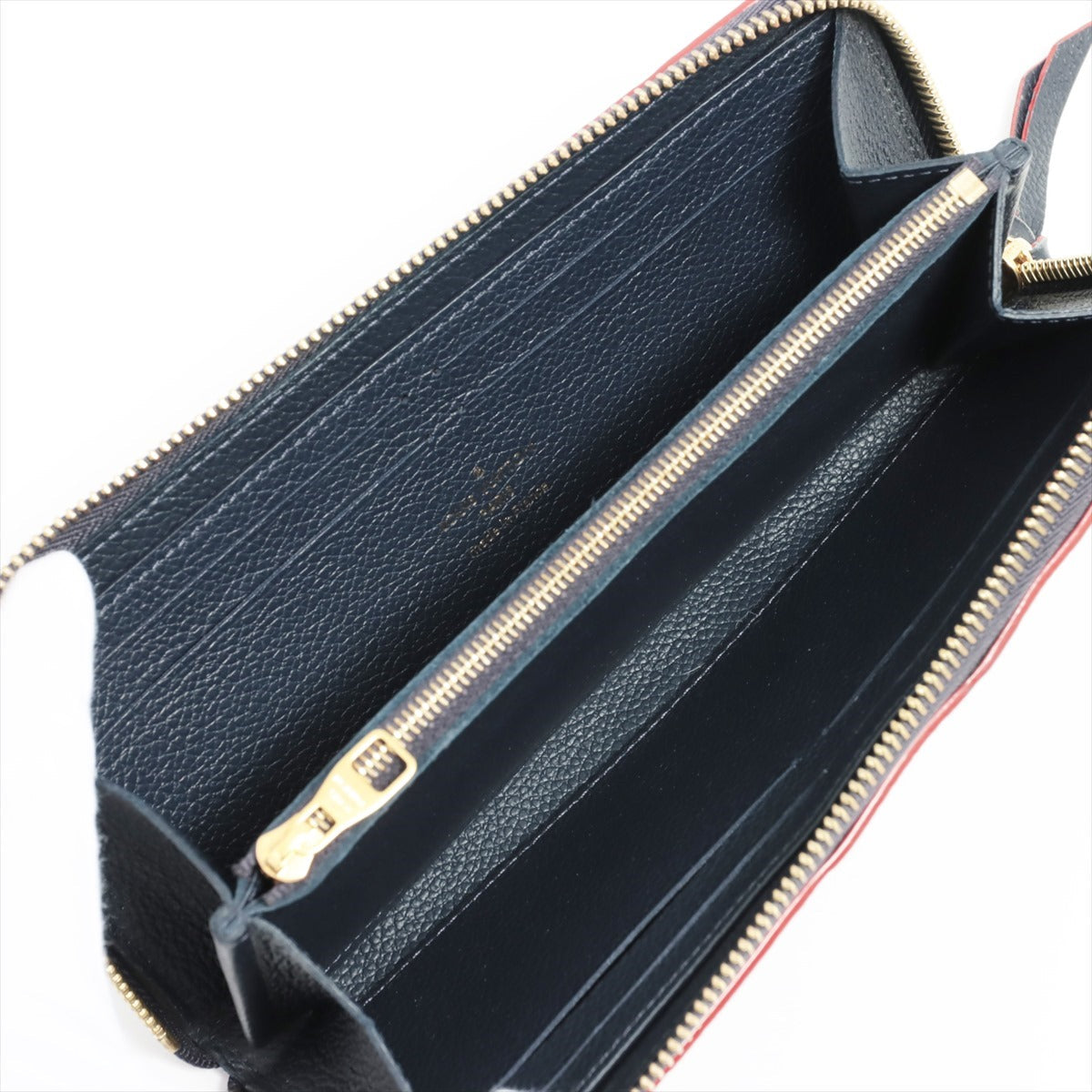 Louis Vuitton Monogram Amplant Portfolio Clemence M69415 Marine Round  Wallet