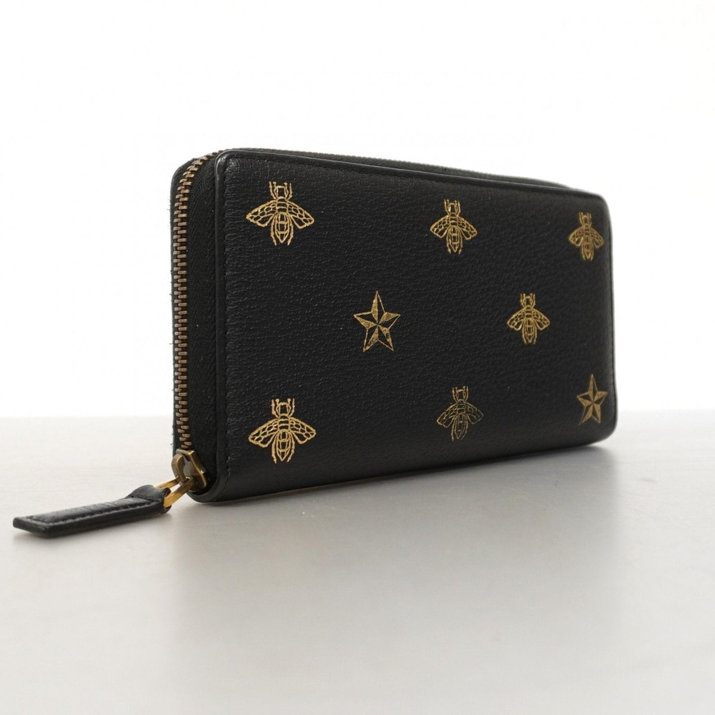 Gucci  Leather Long Wallet (Bi-Fold)