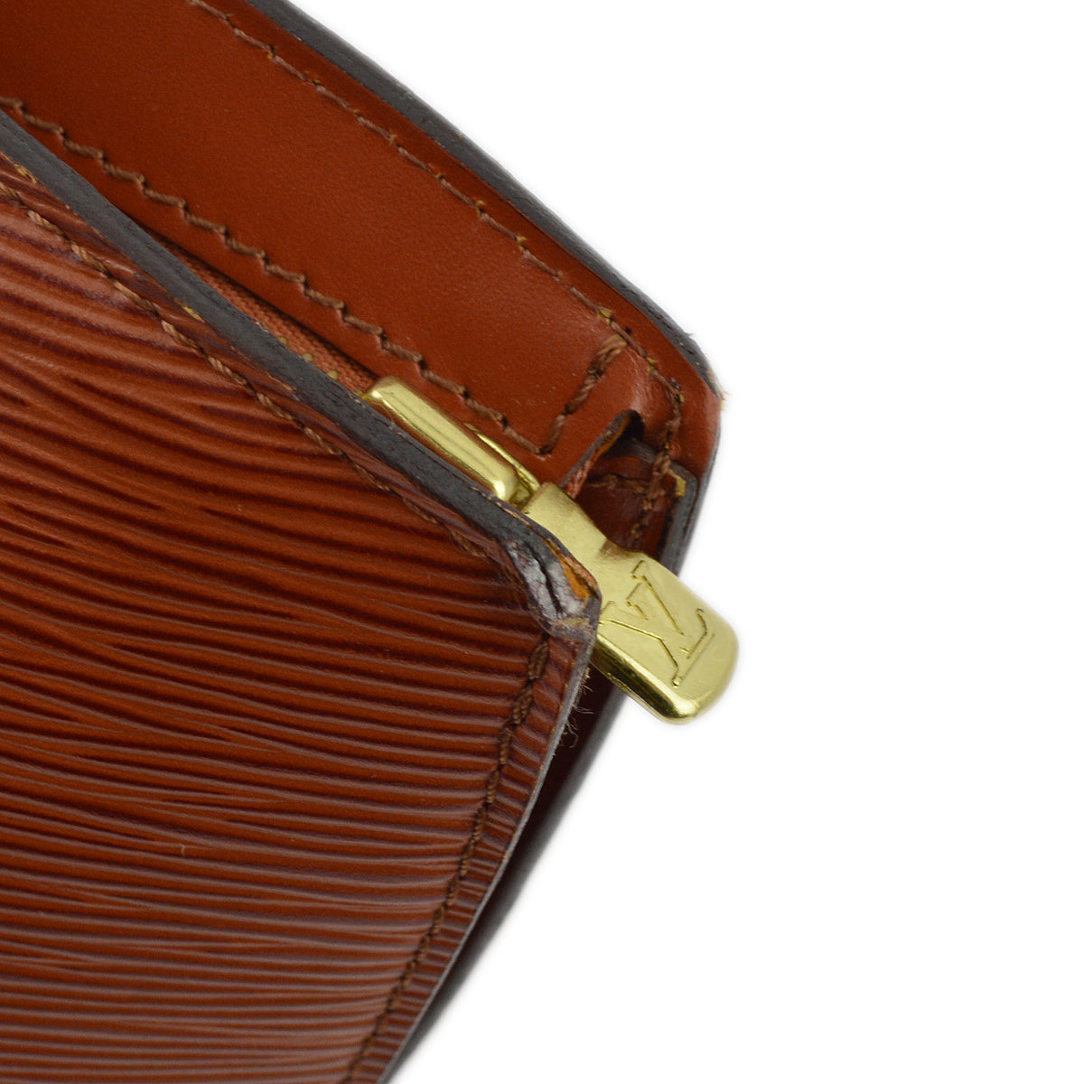 Louis Vuitton 1995 Brown Epi Saint Jacques Shopping Shoulder Bag M52263