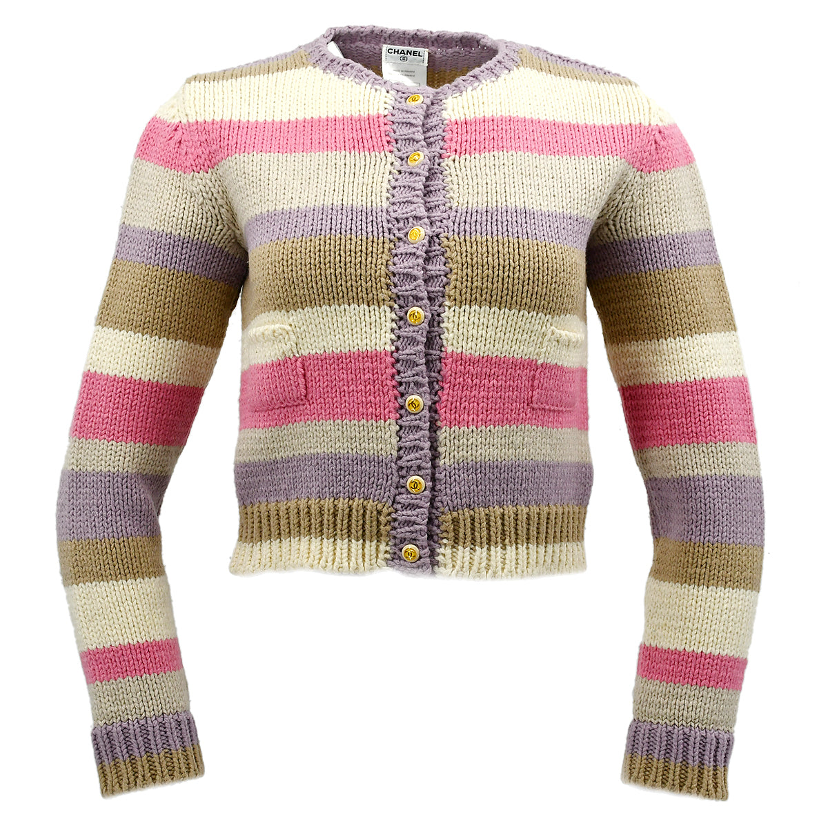 Chanel Fall 2001 knitted cardigan #38