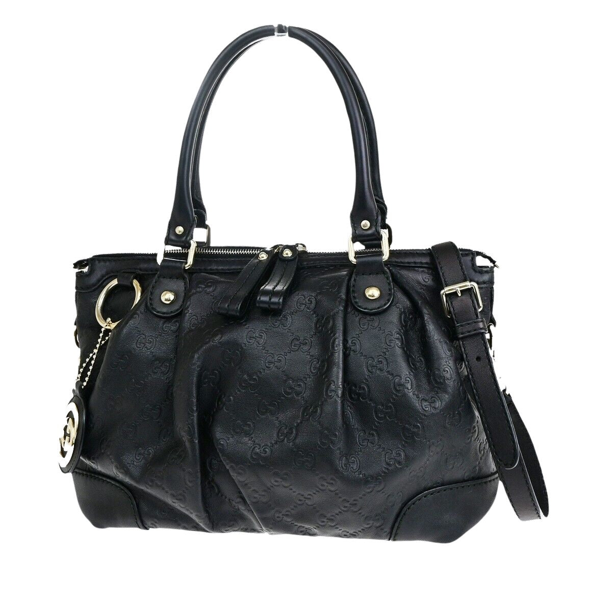 Luxury Gucci Trending 2025 Luxury Gucci Trending 2025ssima  Leather Shoulder Bag ()