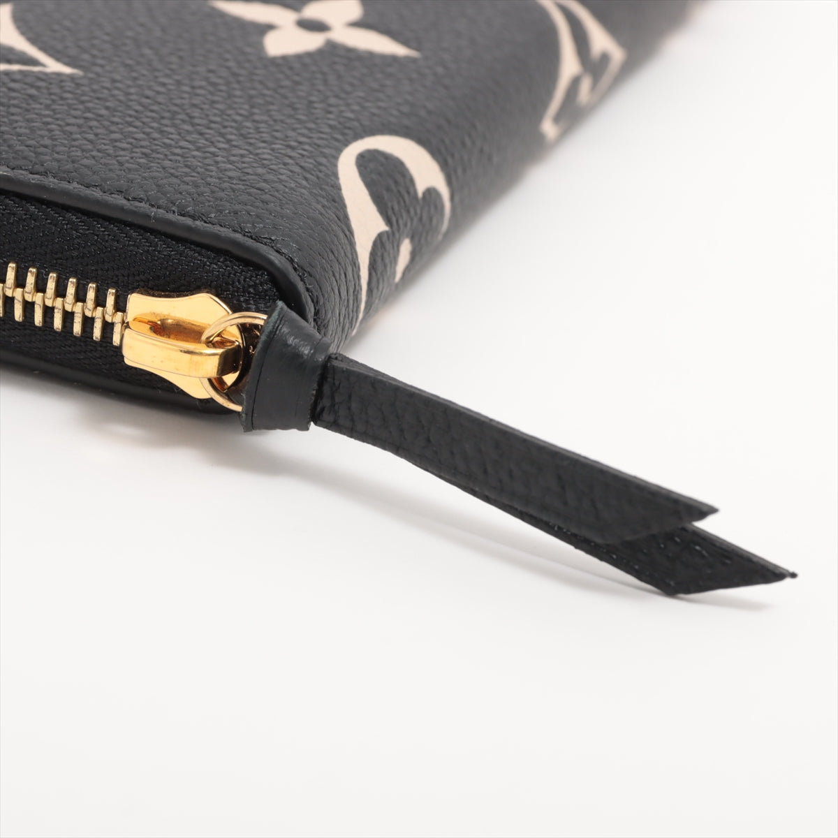 Louis Vuitton Bi-Color Monogram Implant Portefolio Claimance M82338 Noneir Round  Wallet