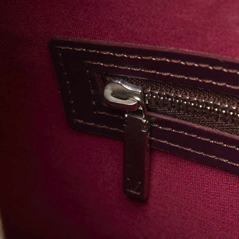 Louis Vuitton Monogram Matt Stockton Handbag M55116 Violet Pearl Leather  Louis Vuitton