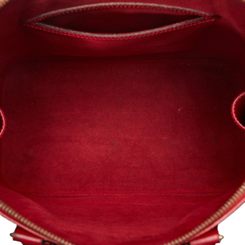 Louis Vuitton Red Epi Alma Handbag M52147