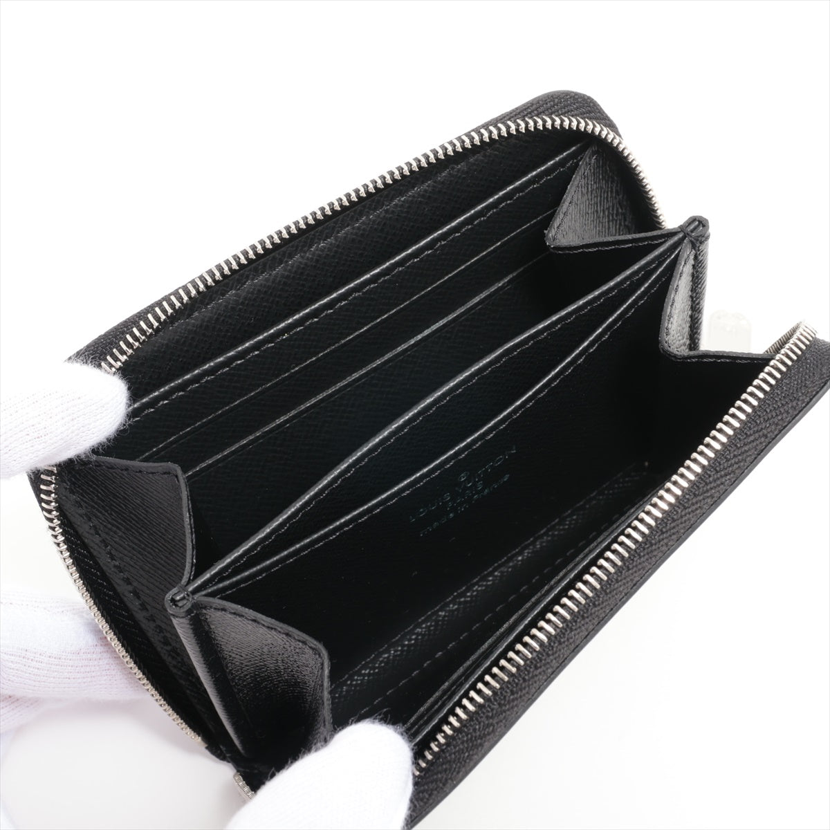 Louis Vuitton Epi Zippy Coin Impact M60152 Noneir Coin Case