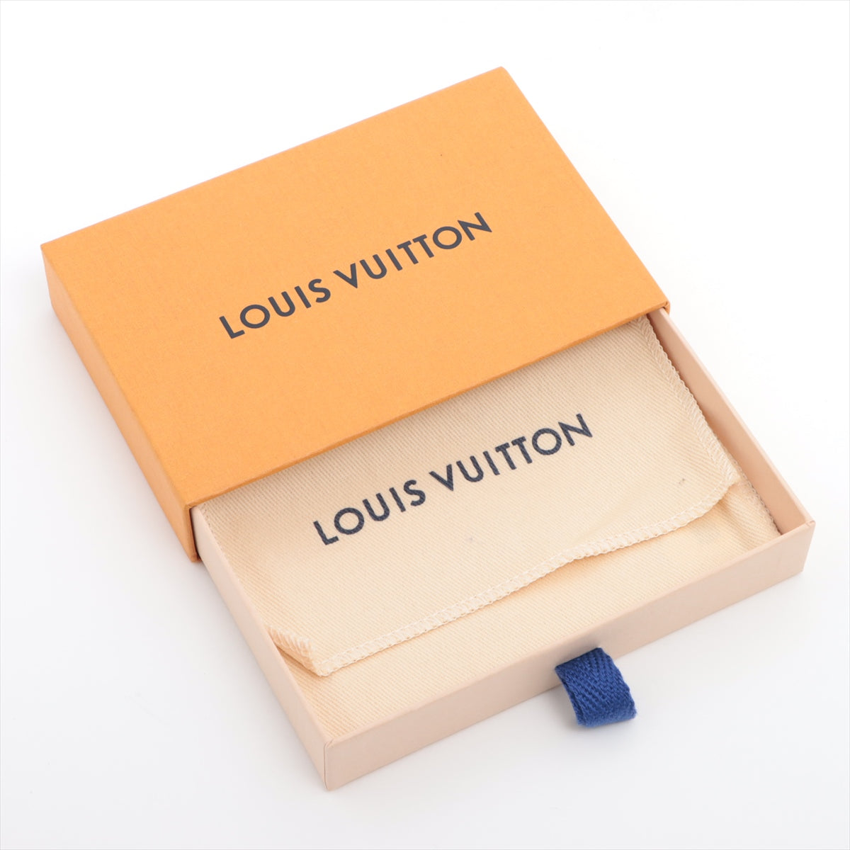 Louis Vuitton Monogram Shadow Organizer Do Push   Blue Card Case M82324  Reaction