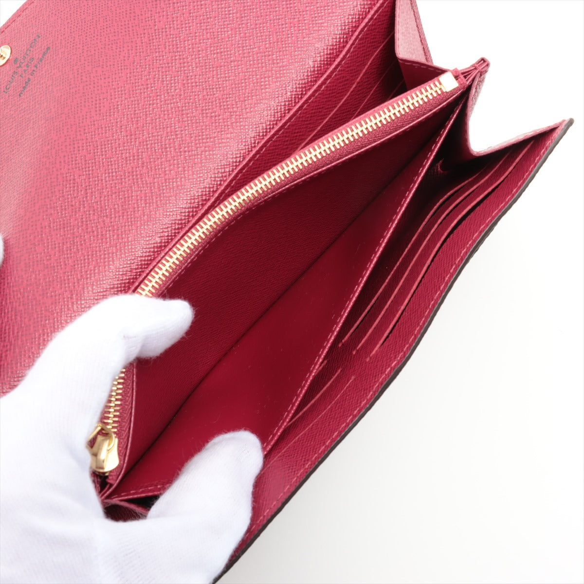 Louis Vuitton Monogram Portfolio Sarah M62234 Fushai Long  Reaction Wallet