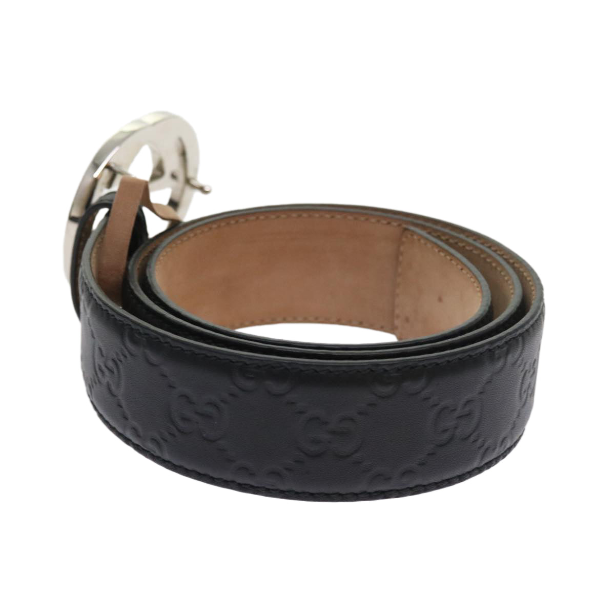 Luxury Gucci Trending 2025 GG Canvas ssima interlocking Belt Black