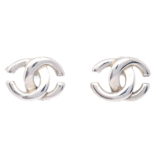 Chanel Piercing Earrings Silver 01P