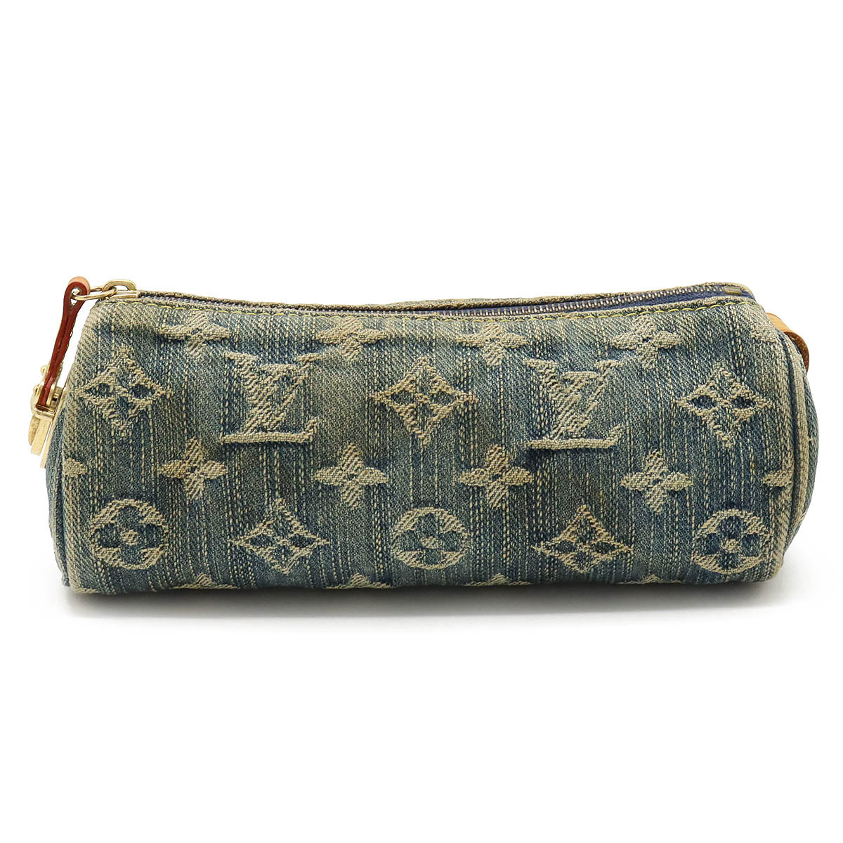 Louis Vuitton Monogram Denim GM Cosmetics Cosmetics M95081 Blue