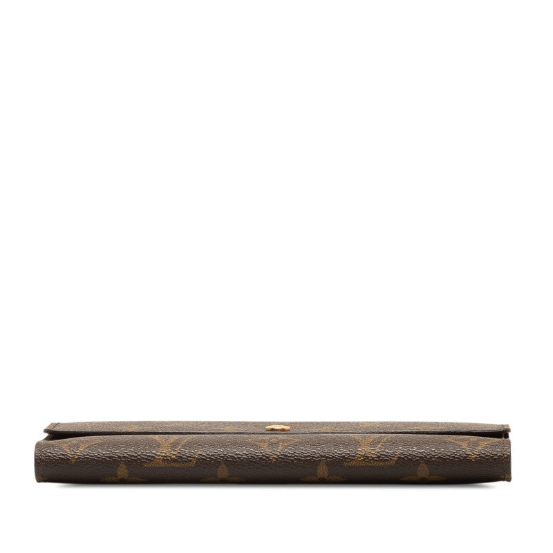 Louis Vuitton Monogram Porte Trezor International Long Wallet M61215 Brown PVC Leather  Louis Vuitton