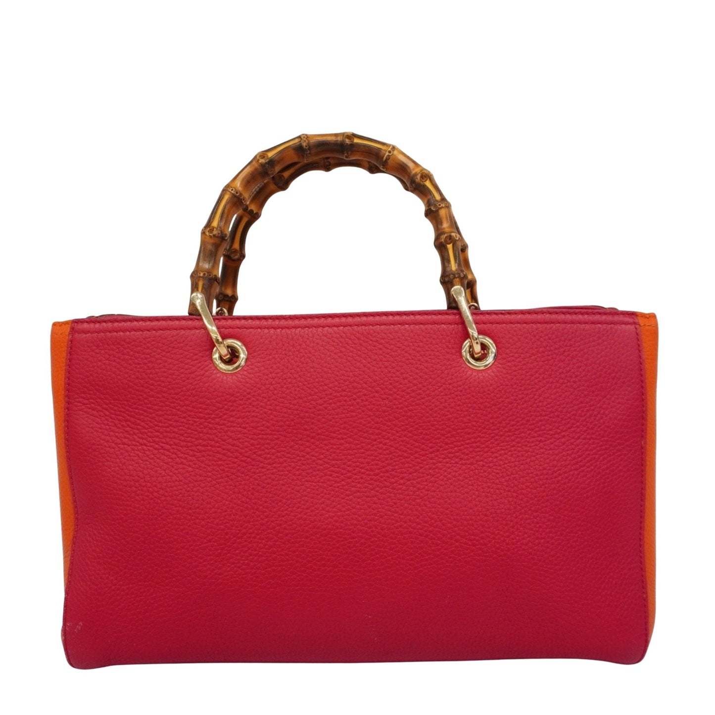 Gucci Bamboo  Leather Handbag ()