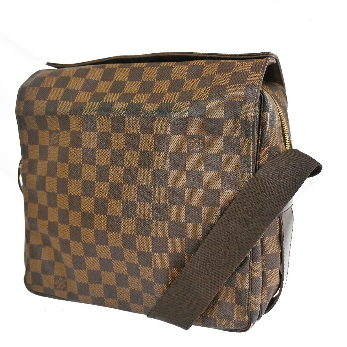 Louis Vuitton Naviglio  Canvas Shoulder Bag ()