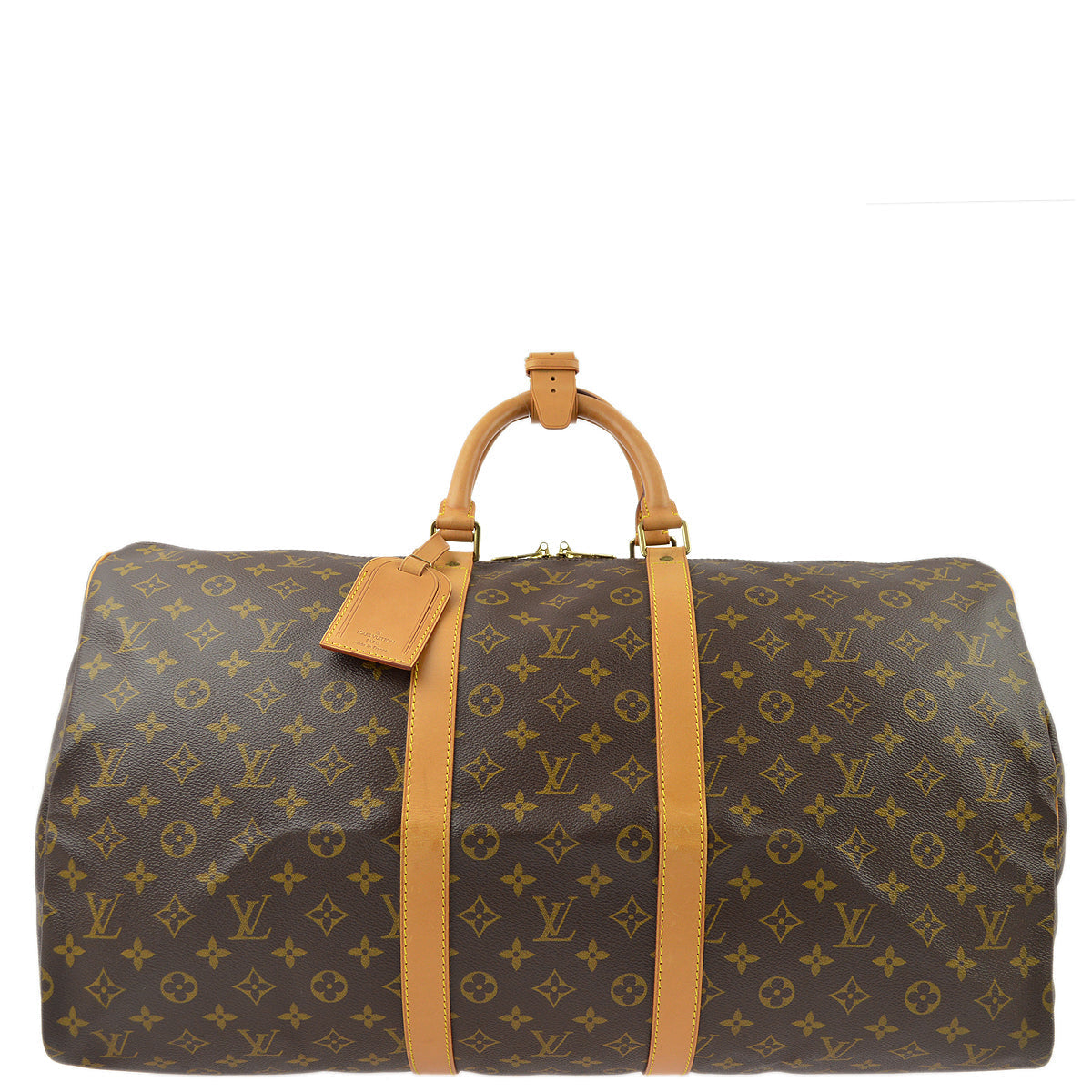 Louis Vuitton Monogram Keepall 55 Travel Duffle Handbag M41424