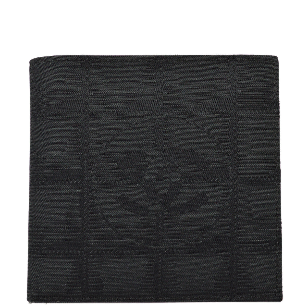 Luxury Chanel 2003-2004 Black New Travel Line Bifold Wallet