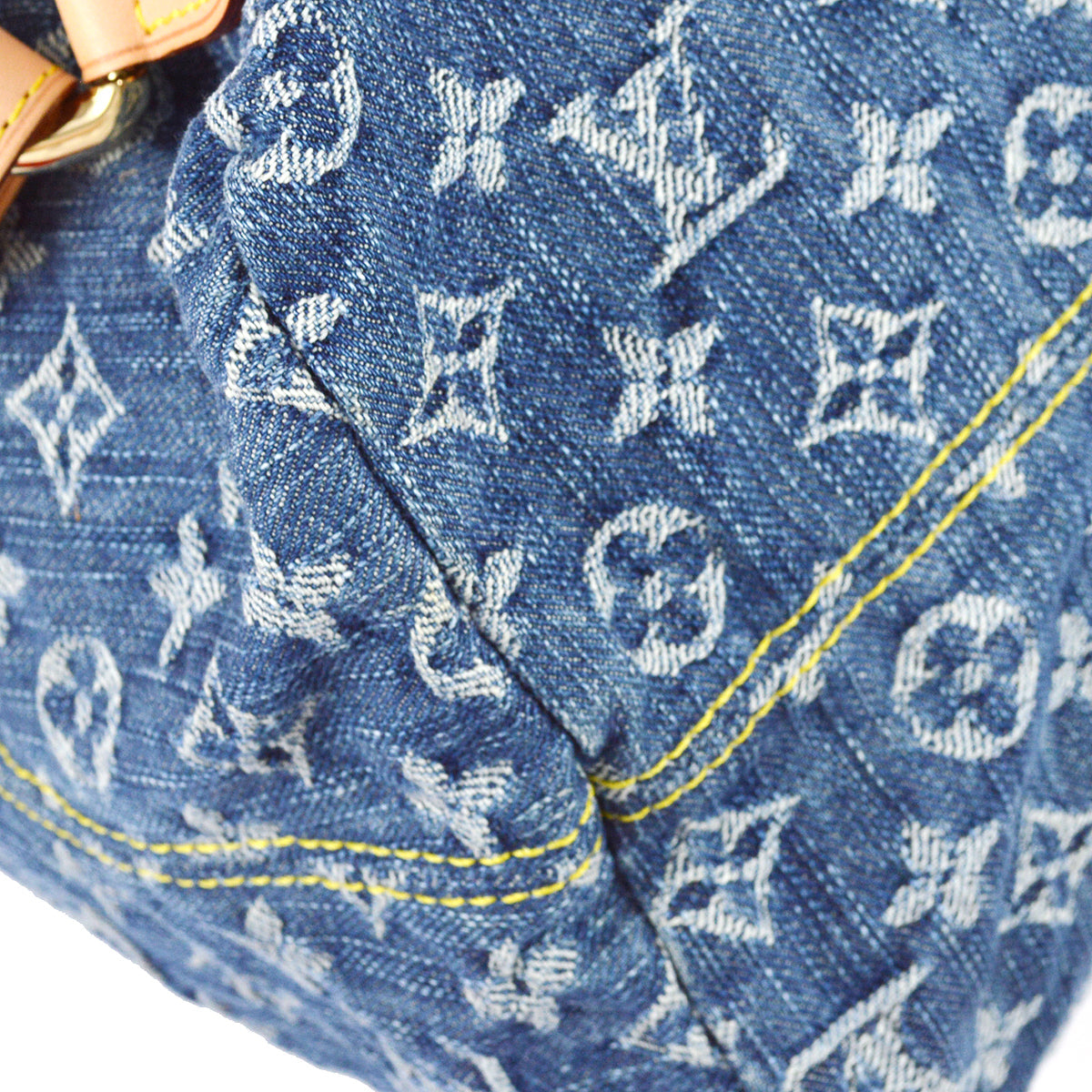 Louis Vuitton 2007 Sac a Dos GM Monogram Denim Blue M95056