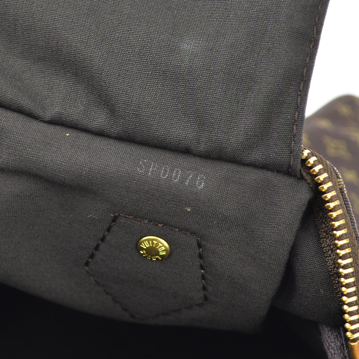 Louis Vuitton 2006 Brown Monogram Mini Lin Speedy 30 Handbag M95224