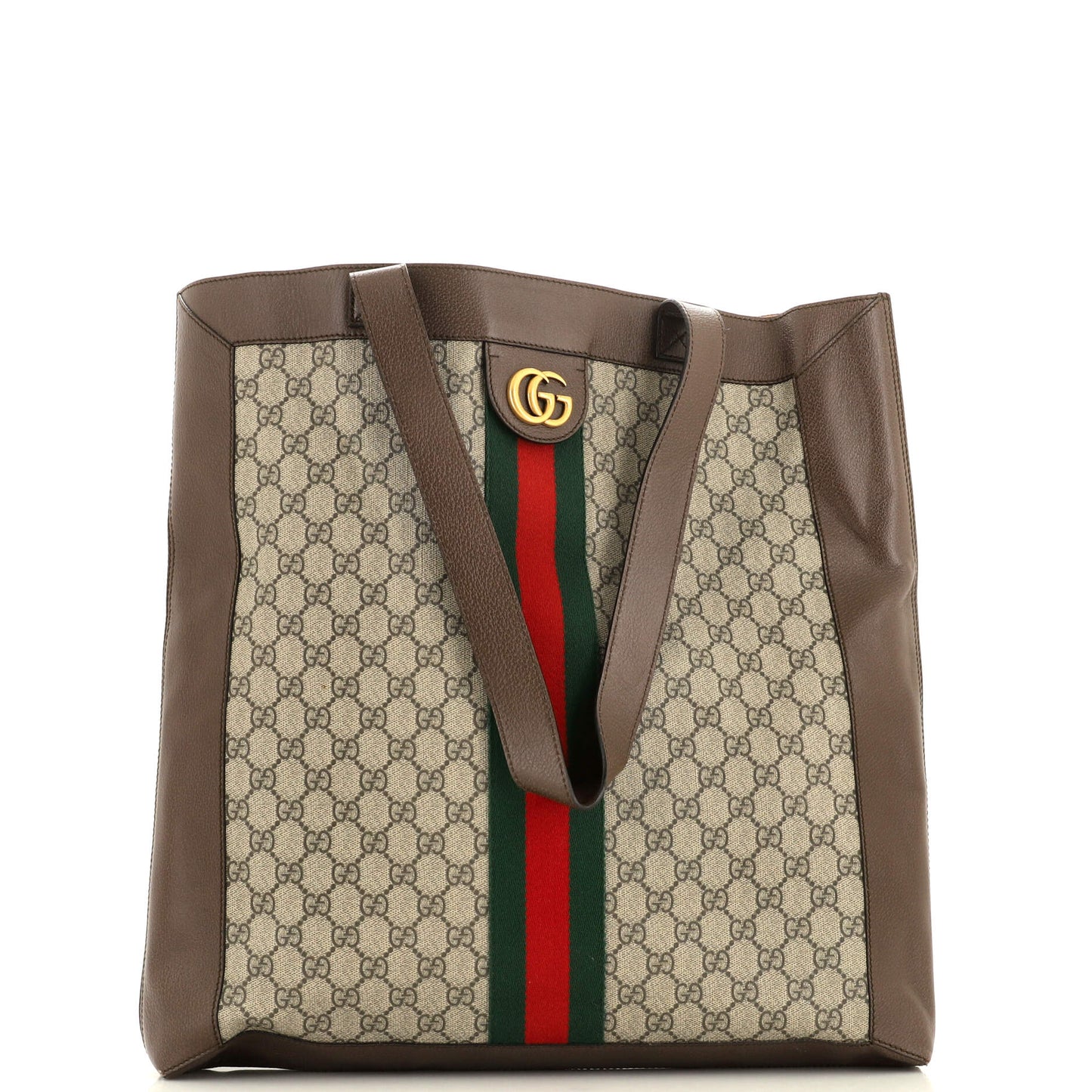 Luxury Gucci Trending 2025 Ophidia Soft Open Tote GG Coated Canvas Large