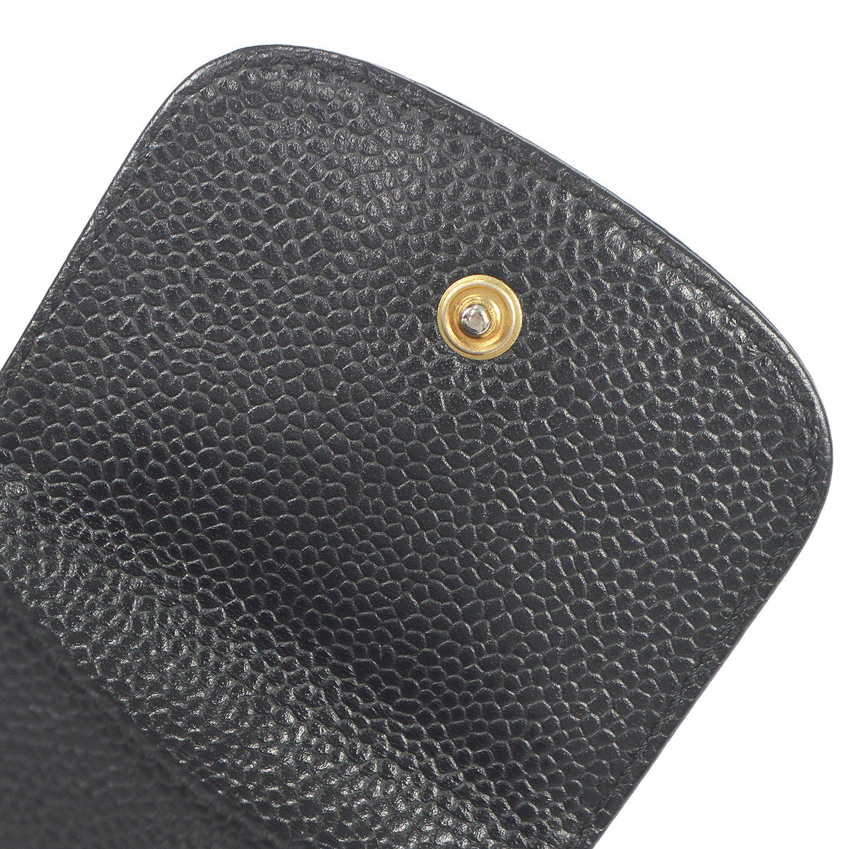 Luxury Chanel 2000-2001 Timeless Cigarette Case Black Caviar