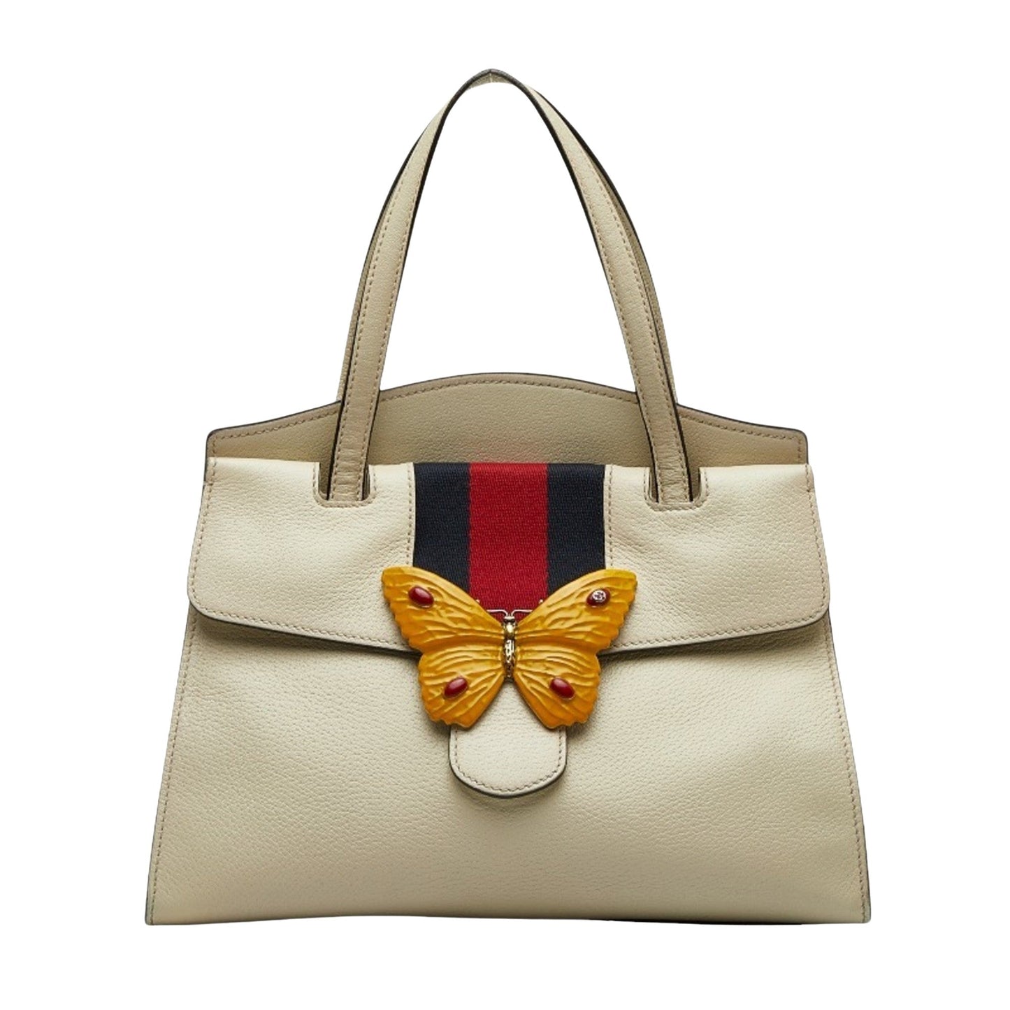 Luxury Gucci Trending 2025 Butterfly  Leather Tote Bag ()