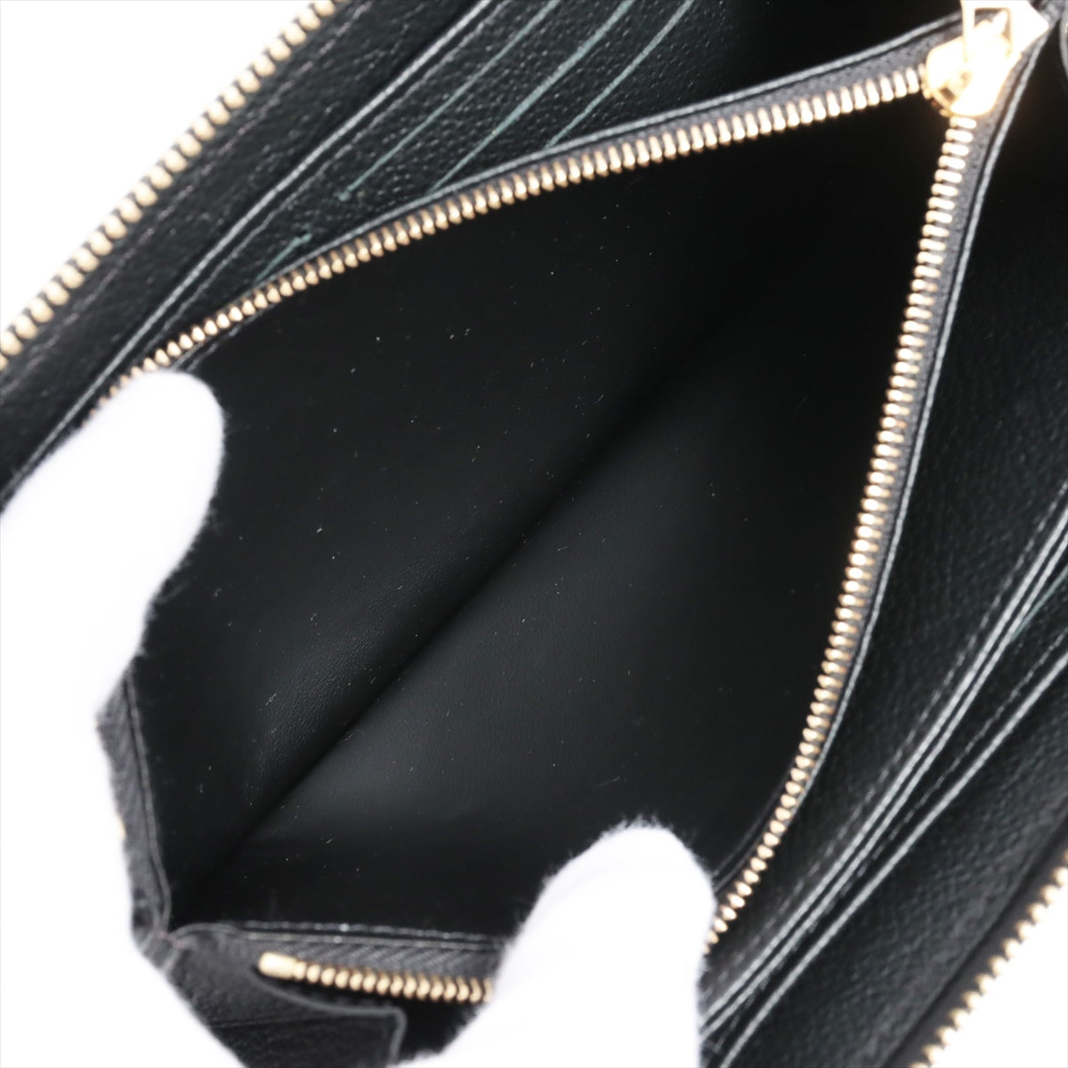 Louis Vuitton Implant  Wallet M61864 Noir Round Jeep Wallet