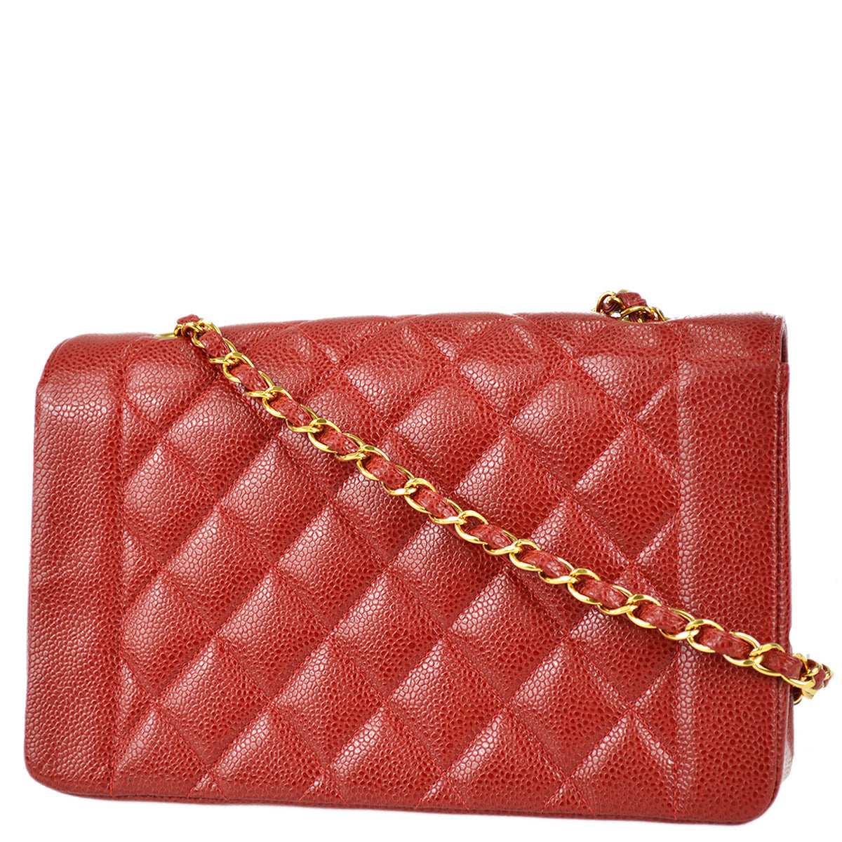 Luxury Chanel 1994-1996 Caviar Medium Diana Shoulder Bag