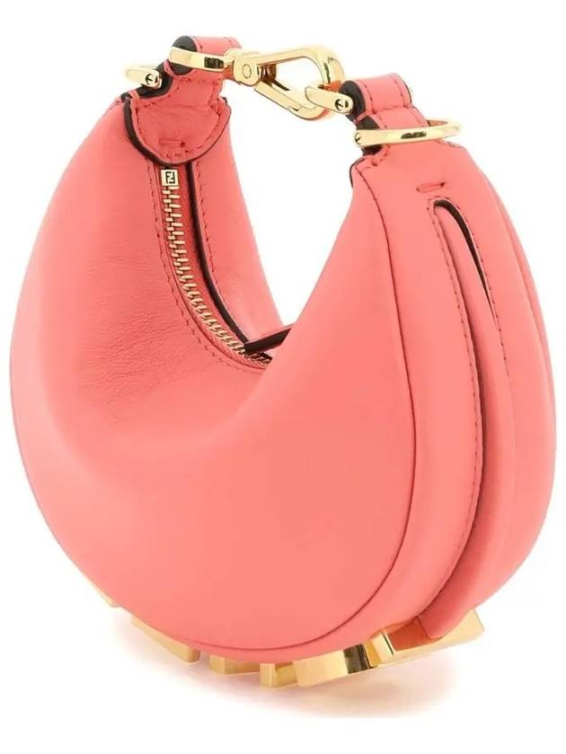 Luxury Fendi Nano Luxury Fendigraphy Hobo Tote Bag Pink